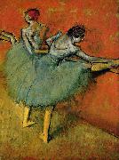 Edgar Degas Dancers at The Bar oil on canvas